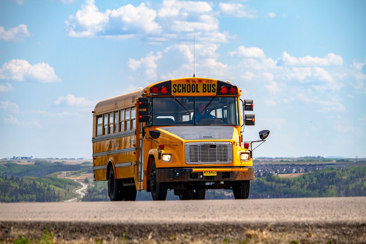 Yellow school bus — changing school districts in Greater Cincinnati