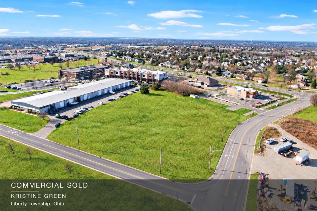 Sold commercial development land in Liberty Township, Ohio, now home to Liberty Collective — seller represented by Kristine Green, Coldwell Banker Realty