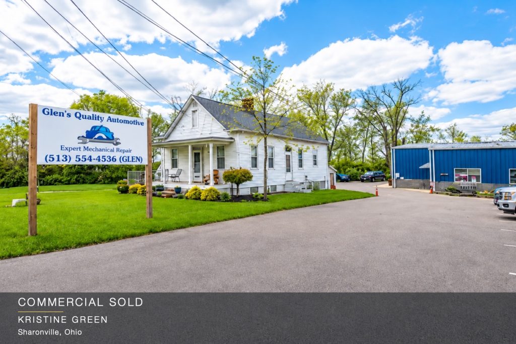 Sold mixed-use commercial and residential property in Sharonville, Ohio — seller represented by Kristine Green, Coldwell Banker Realty
